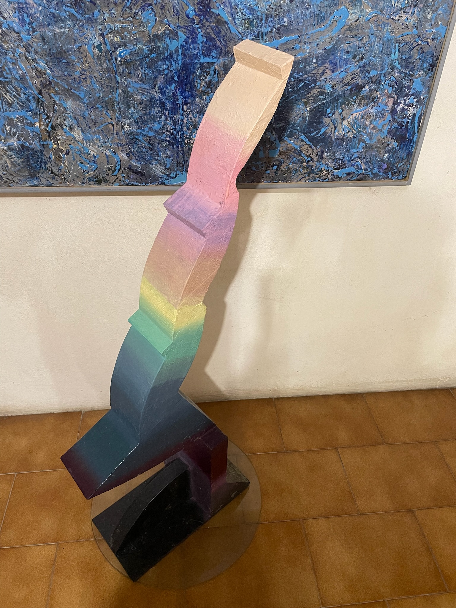 Montico House 06 - Chromatic detail - installation in the studio hall