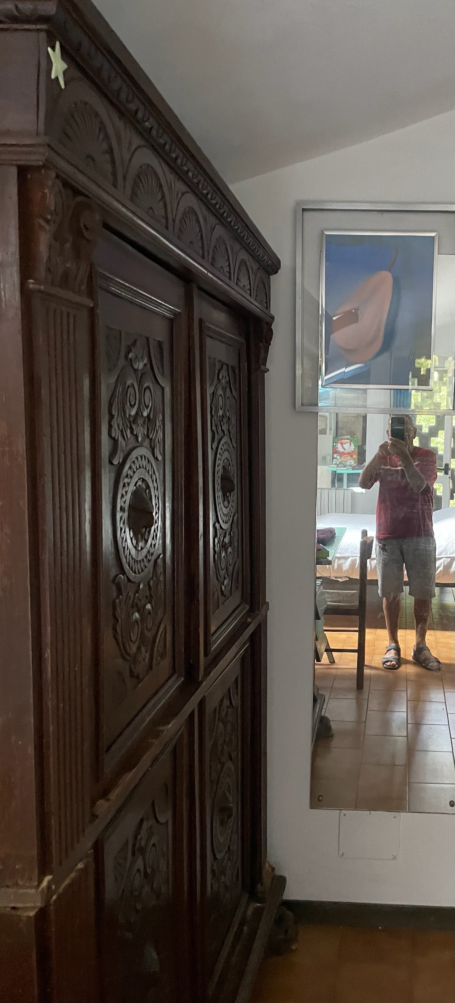 Montico House 31 - Historic doorway - carved wooden entrance