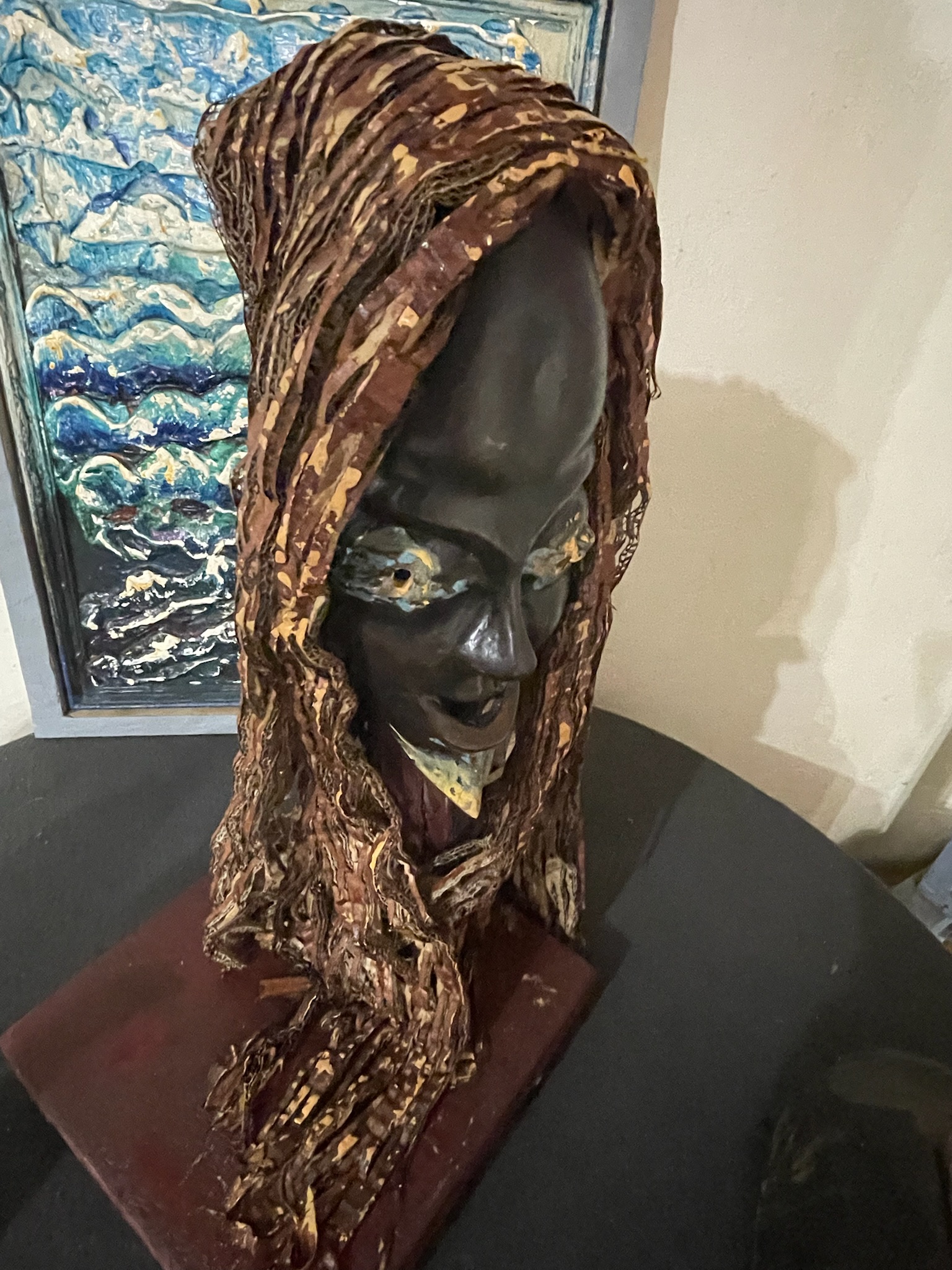 Montico House 40 - Mask detail - sculpture and memory