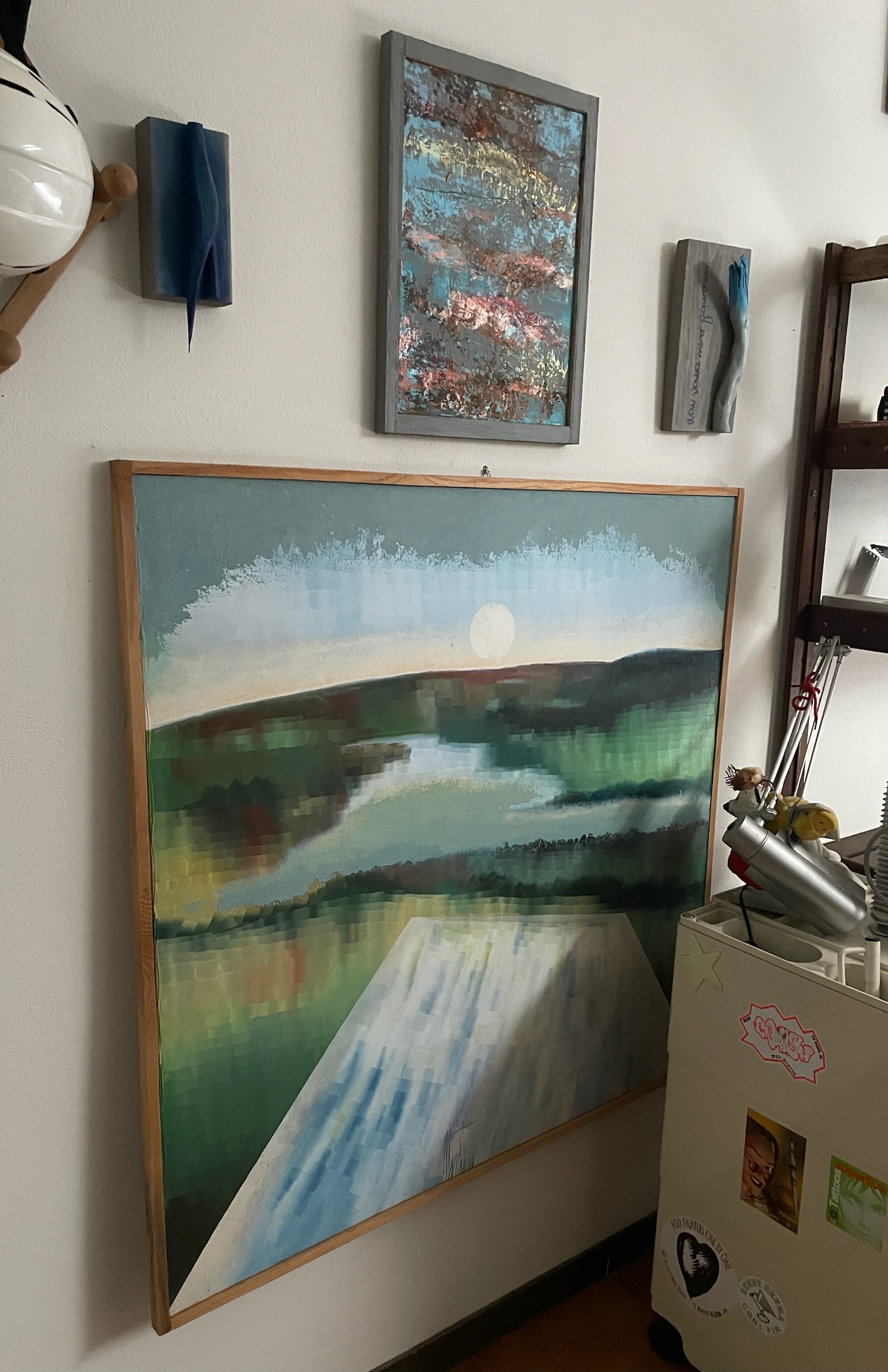 Montico House 54 - Green landscape detail - interior horizon