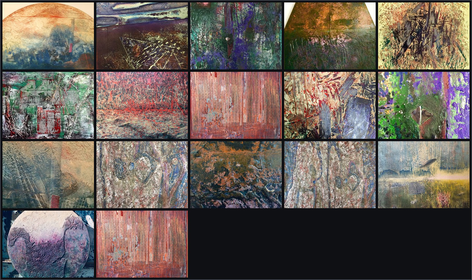 Preview of works in the Terminal Realism exhibition