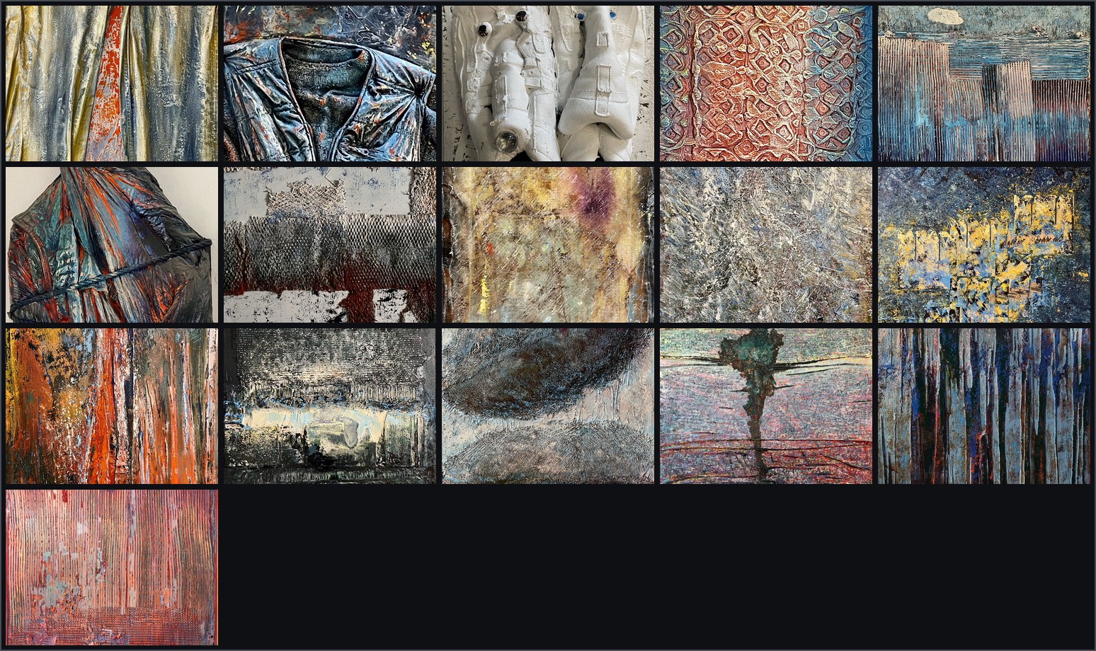 Preview of works in the Sustainable Art exhibition