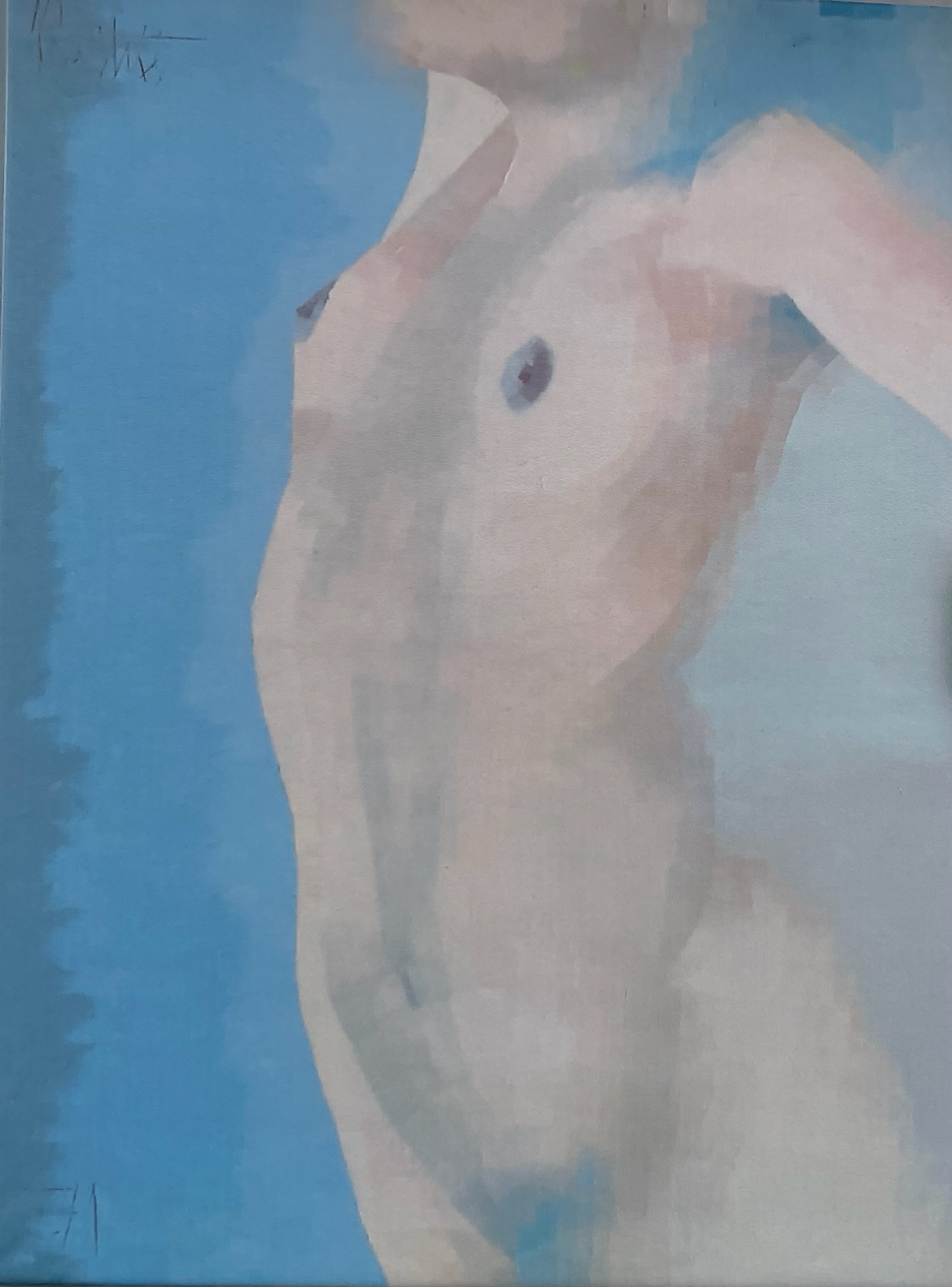 Nude in motion (study, 1971)
